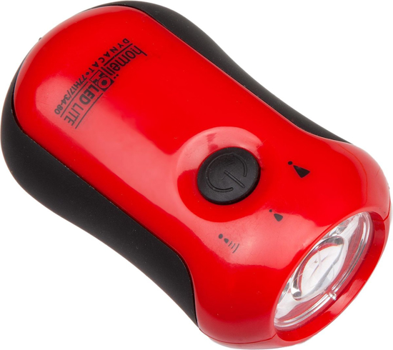 Afbeeldingen van ZAKLAMP, HOMEIJ, DYNACT, 1WLED, DYNAMO, ROOD ABS, BLISTER