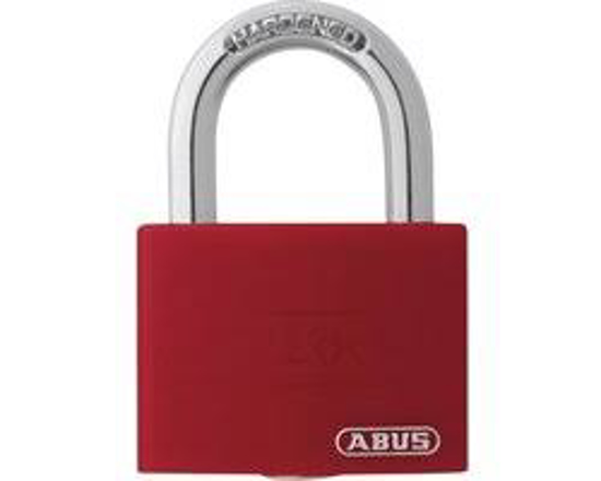 Afbeeldingen van HANGSLOT ALUMINIUM T65AL/40 ROOD KD - 