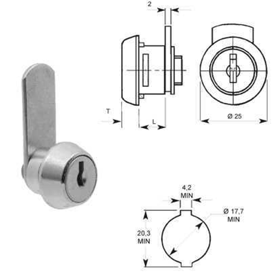 Afbeeldingen van HEVELSLOT CLIP HAAKLIP 7220025