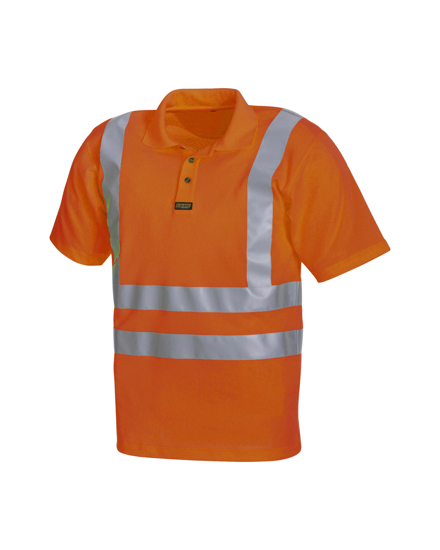 Afbeeldingen van PIQUE POLO HIGH VIS 331119725300M ORANJE MAAT M