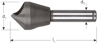 Afbeeldingen van HSS-E VERZINKFREES 90�, MET SCHUIN GAT, �21 (�10 - �15)