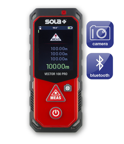 Afbeeldingen van SOLA LASER AFSTANDSMETER VECTOR PRO 100 MTR NMB##