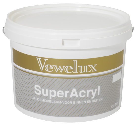 Afbeeldingen van VWL TOP ACRYL MAT WIT 10 LTR OP=OP ##