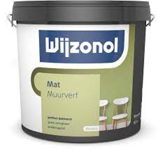 Afbeeldingen van WIJZONOL INTERIEUR MUURVERF MAT BASIS TRANSPARANT 2,25 LITER