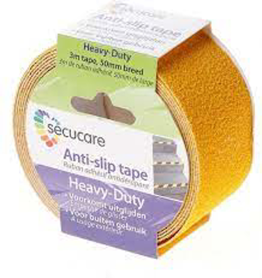 Afbeeldingen van SECUCARE ANTISLIP STICKER, GEEL, OP ROL, 3000 X 50 MM