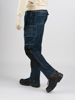 Afbeeldingen van 247 JEANS WERKBROEK BISON D30 DENIM DONKERBLAUW MAAT W33-L34