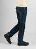 Afbeeldingen van 247 JEANS WERKBROEK BISON D30 DENIM DONKERBLAUW MAAT W36-L32