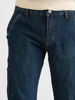 Afbeeldingen van 247 JEANS WERKBROEK BISON D30 DENIM DONKERBLAUW MAAT W36-L32
