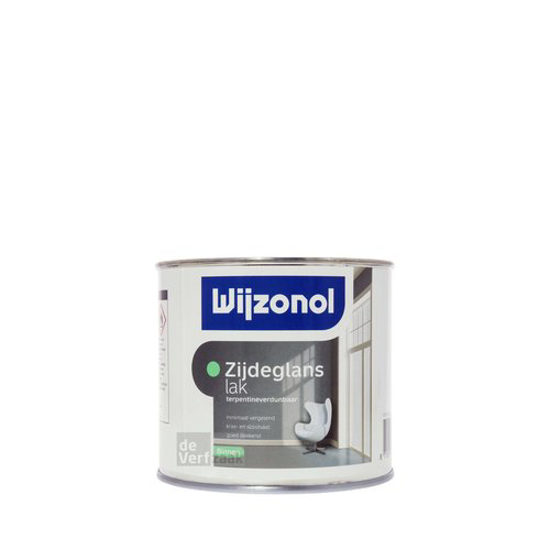 Afbeeldingen van WIJZONOL INTERIEUR ZIJDEGLANSLAK ALKYD BASIS TRANSPARANT 400ML