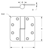 Afbeeldingen van H179D89892115 / KOGELSTIFTPM. 89X89 SKG ***� ST VERZ. L RC