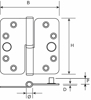 Afbeeldingen van KOG.PAUM. 89X89 SKG** ST.L H169D89892115