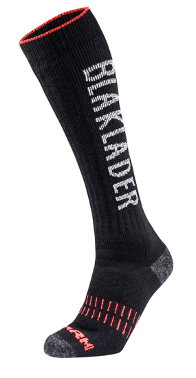 Afbeeldingen van XWARM SOKKEN ZWART/NEONROOD 40-44 21931096996540-44