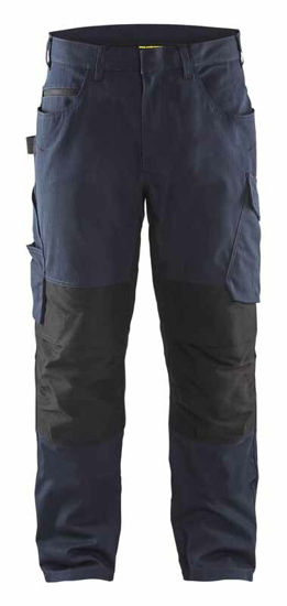 Afbeeldingen van SERVICE WERKBROEK STRETCH DONKER MARINEBLAUW/ZWART C52 149513308699C52