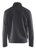 Afbeeldingen van SERVICE SWEATSHIRT MET RITS MEDIUM GRIJS/ZWART L 336225269699L