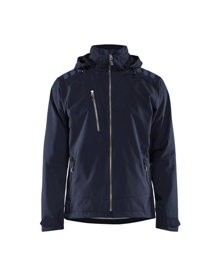 Afbeeldingen van SOFTSHELL JACK DONKER MARINEBLAUW/ZWART L 474925138699L