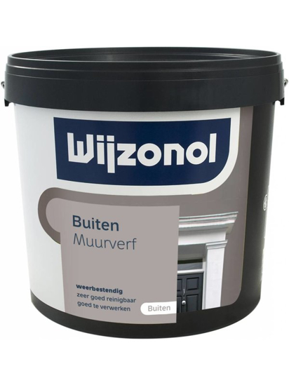 Afbeeldingen van WIJZONOL MUURVERF VOOR BUITEN BASIS TRANSPARANT 2,25 LITER