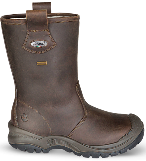 Afbeeldingen van GRISPORT WERKLAARS WOL GEVOERD 70249C+L S3 BRUIN MAAT 39