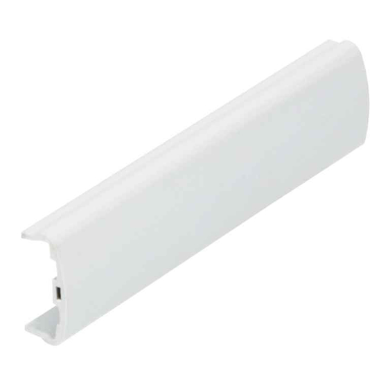 Afbeeldingen van SOFTRANDPROFIEL WIT 18 MM LENGTE 260 CM
