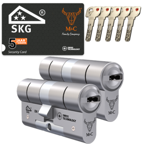 Afbeeldingen van LOCXIS CILINDER 30-30 SET A 2 GELIJKSLUITEND