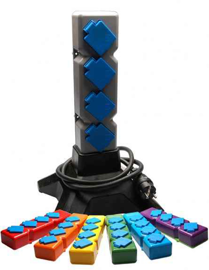 Afbeeldingen van RUBBERVOET TBV 4 VOUDIGE VERDEELDOOS (12350)