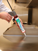Afbeeldingen van ZWALUW SILICONE-NO + SANITARY 310ML ZILVER-GRIJS