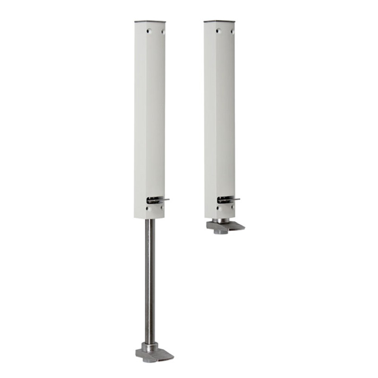 Afbeeldingen van DEURVASTZETTER ZE-200 DESIGN LINE WIT RAL 9010