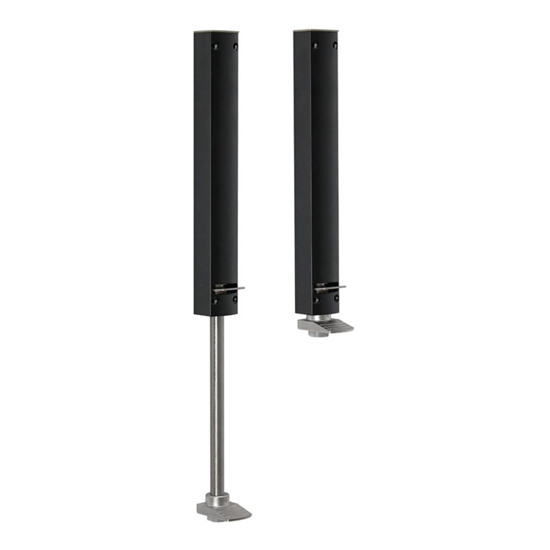 Afbeeldingen van DEURVASTZETTER ZE-200 DESIGN LINE ZWART RAL 9005
