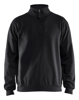 Afbeeldingen van SWEATSHIRT MET HALVE RITS ZWART XL 358711699900XL