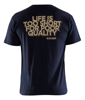 Afbeeldingen van T-SHIRT LIMITED EDITION 'LIFE IS TOO SHORT...' DONKER MARINEBLAUW XL 941110428600XL
