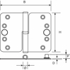 Afbeeldingen van H379125892324 / KOGELSTIFTPM. 125X89 SKG ***� RVS GEB. ZR RC