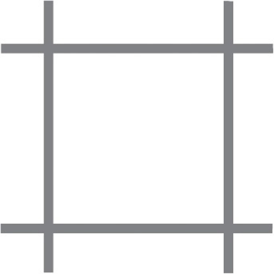 Afbeeldingen van VOLIEREGAAS QUADRA VERZ. 6.5X0.55 100 CM X 25 M