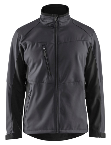Afbeeldingen van SOFTSHELL JACK MEDIUM GRIJS/ZWART L 495025169699L