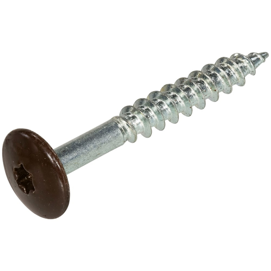 Afbeeldingen van HPL SCHROEF RVS-A2 TX-20 CHOCOLADEBRUIN RAL8017 4.8X38 (100)
