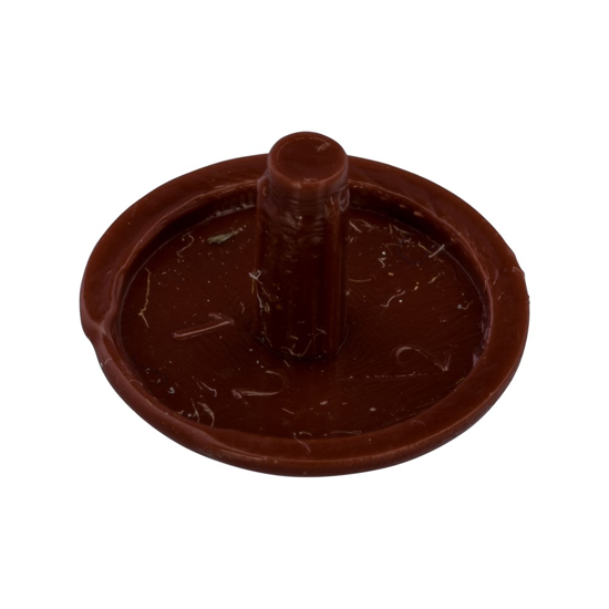 Afbeeldingen van AFDEKKAPJE SPPS MET KOPBORING 12MM RAL8015 MAHONIE (500)