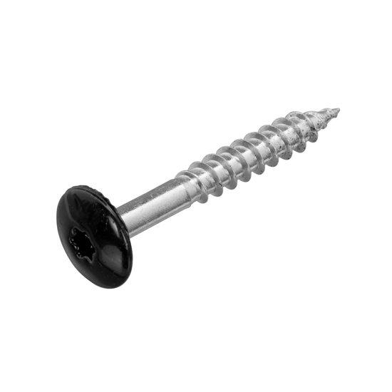Afbeeldingen van HPL SCHROEF RVS-A2 TX-20 GITZWART RAL9005 4.8X50 (100)