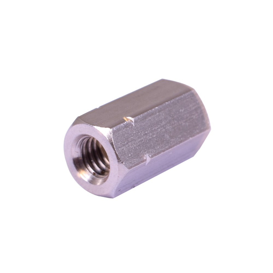 Afbeeldingen van KOPPELMOER RVS-A2 SW-17 DIN6334 (3XD) M10X30 (50)