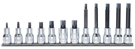 Afbeeldingen van BETA 920XZN/SB12 12-DLG SCHROEVENDRAAIERDOP SET XZN� PROFIEL 1/2"