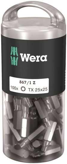 Afbeeldingen van 867/1 TORX DIY PER 100 ST VERPAKT 100 X TX 25X25;49