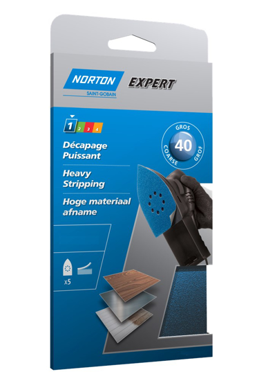 Afbeeldingen van KLITSCHUURDELTA EXPERT 102X152 H835 P40 VL1 11H 5X