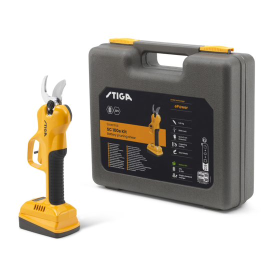 Afbeeldingen van STIGA ACCU SNOEISCHAAR SC100E KIT