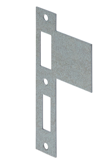 Afbeeldingen van VP 1276/12/T BULK PER 10 SLUITPLAAT, STAAL VERZINKT 23X127.3MM RECHTHOEKIG, VERLENGD, BULKVERPAKKING, PER 10 STUKS VERPAKT, DR 1+2+3+4.