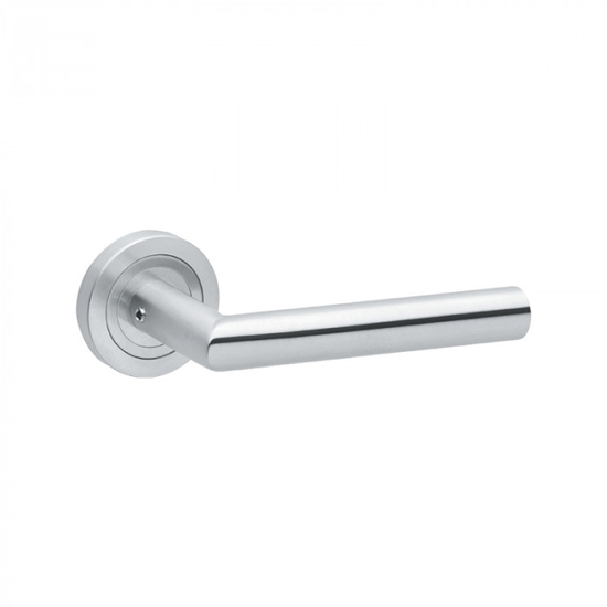 Afbeeldingen van DEURKRUK TL 0201 ROOND 52X9MM MAT RVS 