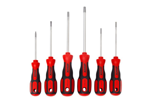 Afbeeldingen van SCHROEVENDRAAIERSET TORX 6-DELIG TX-10-40 4T