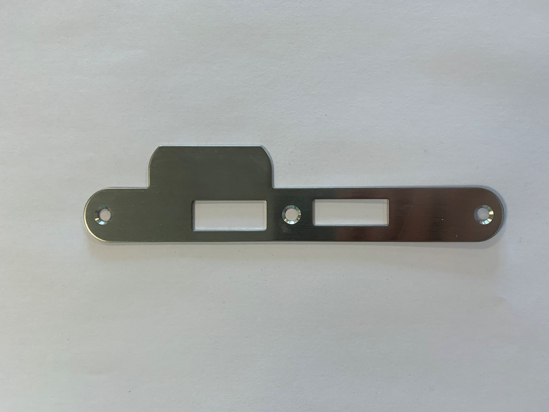 Afbeeldingen van SLUITPLAAT RVS TBV VEILIGHEIDSSLOT 119/17U STEEKMAAT PC 55MM SLUITPLAAT ROND DRAAIRICHTING 2 LINKS 4T