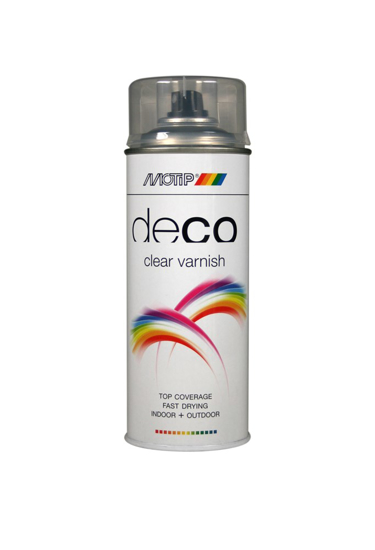 Afbeeldingen van 400 ML SPUITBUS MOT HOOGGLANS VERNIS 1603