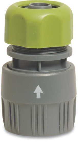Afbeeldingen van PVC-U AANSLUITING GRIJS/GROEN 12MM KNEL X VROUWELIJK KLIK