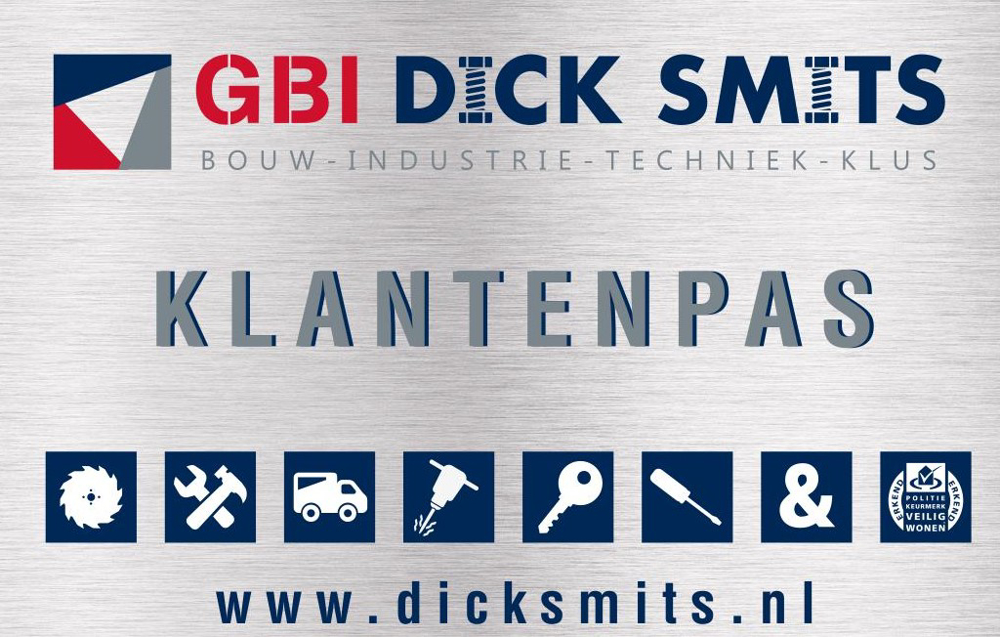 klantenpas gbi dick smits